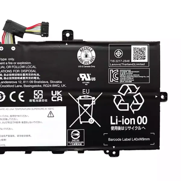 laptop accu voor LENOVO L21B4PD0 L21C4PD0 L21M4PD0 - Afbeelding 4