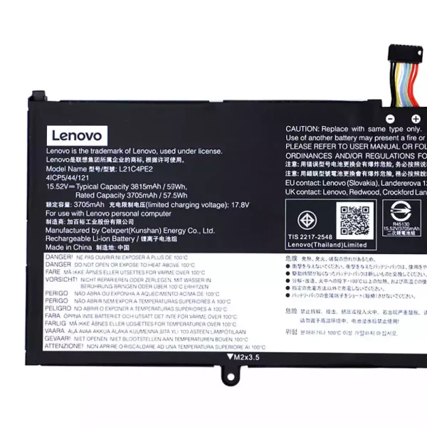laptop accu voor Lenovo L21C4PE2 L21M4PE2 L21D4PE1 - Afbeelding 2
