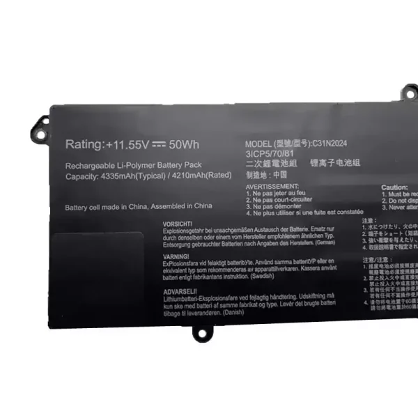 laptop accu voor ASUS C31N2024 - Afbeelding 3