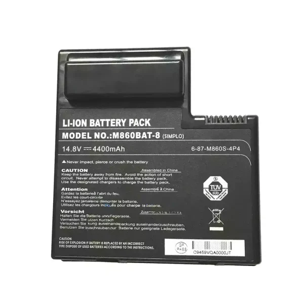 laptop accu voor CLEVO M860BAT-8