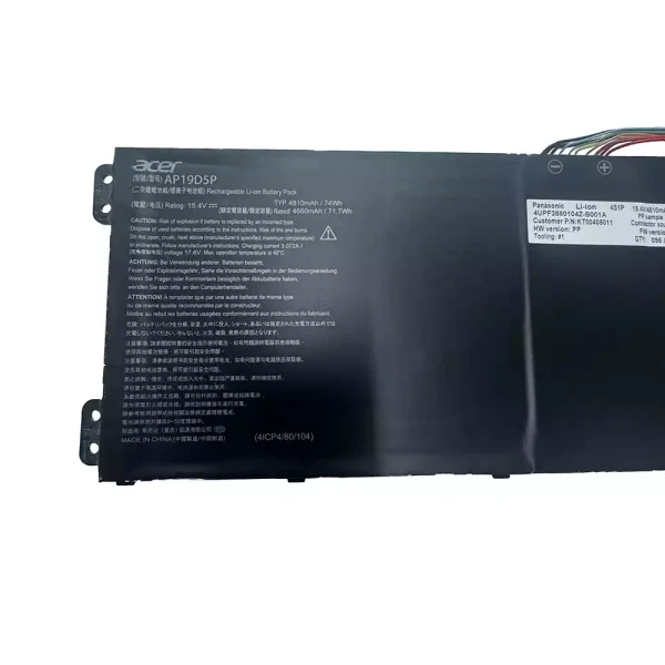 laptop accu voor ACER AP19D5P - Afbeelding 3