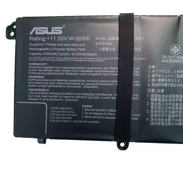 laptop accu voor ASUS C31N1905-1 - Afbeelding 2