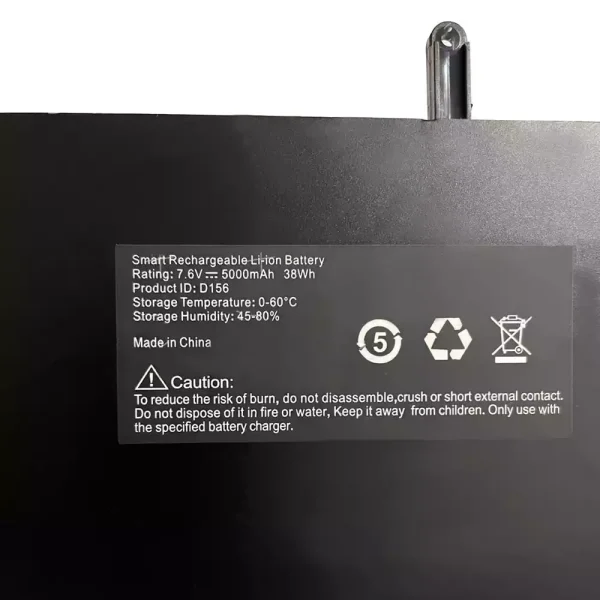 laptop accu voor D156 F4125 - Afbeelding 2