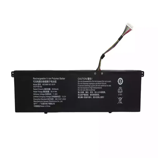laptop accu voor AEC686182-3S1P