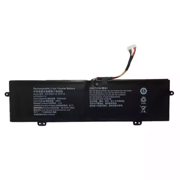 laptop accu voor AEC4563113-2S1P AEC4563113-2S1P-N - Afbeelding 2