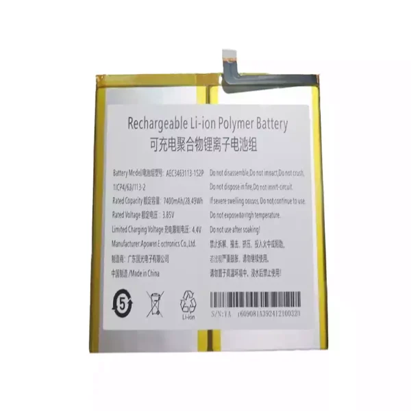 laptop accu voor AEC3463113-1S2P
