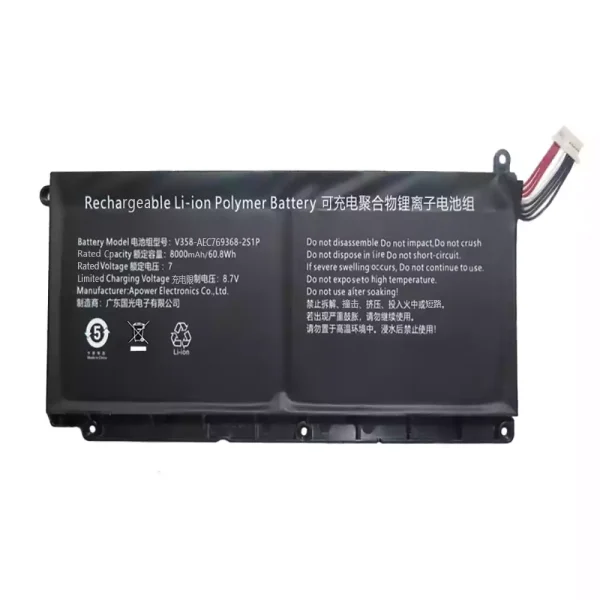 laptop accu voor AEC769368-2S1P V358-AEC769368-2S1P