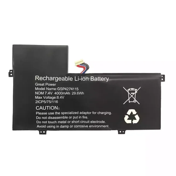 laptop accu voor GSP4274115