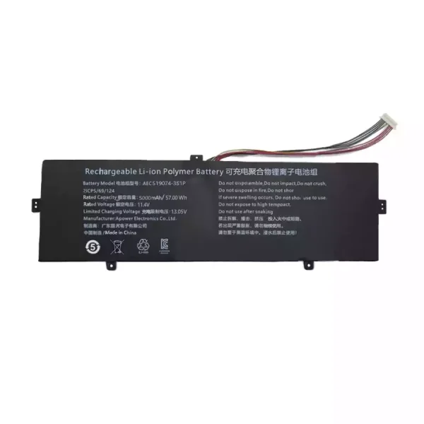laptop accu voor AEC519074-3S1P