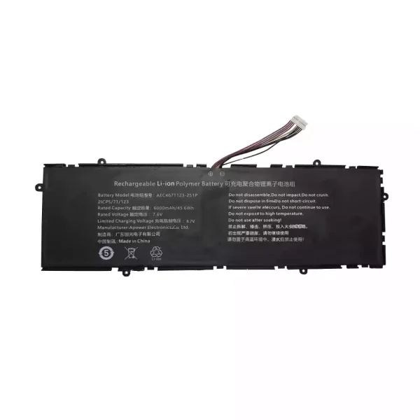 laptop accu voor AEC4671123-2S1P