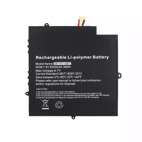 laptop accu voor 38155158P Jumper EZBook X4 Pro