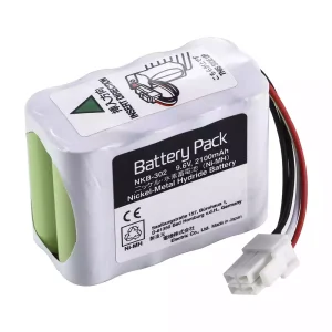Vervangende Accu Compatibel met NKB-302 X064,Nihon Kohden OPV-1500 OPV-1500K