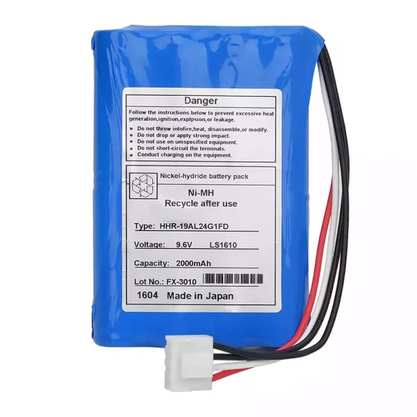 Vervangende Accu Compatibel met Fukuda FX-3010 FCP-3610 HHR-19AL24G1FD LS1610