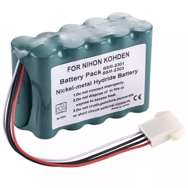 Vervangende Accu Compatibel met Nihon Kohden BSM-2350,BSM-2351,BSM-2351A,BSM-2351C,BSM-2351K,SBM-2353,BSM-2353C,BSM-2353K,BSM-2354A