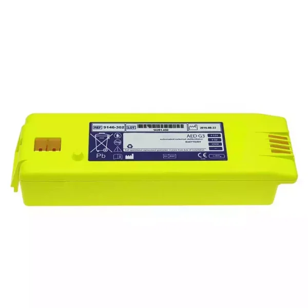 Vervangende Accu Compatibel met ZOLL Powerheart AED G3,G3 Plus,9142,9146 AED,Powerheart AED G3 9390E,9390A,9300E 9300A