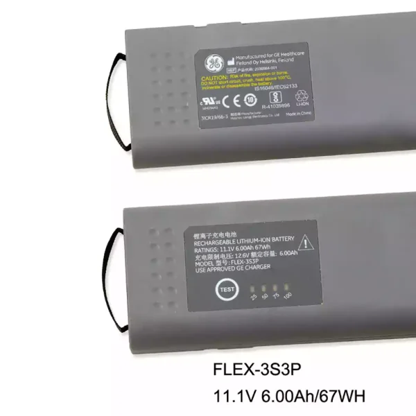 Vervangende Accu Compatibel met GE B650 B105 B125 - Afbeelding 2