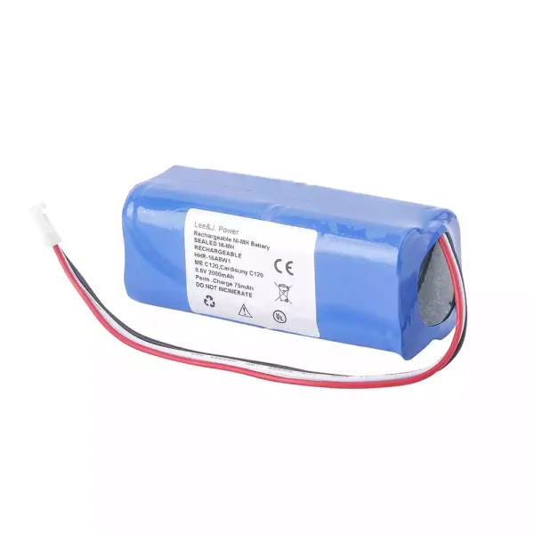 Vervangende Accu Compatibel met Fukuda HHR-16A8W1,Fukuda ME Cardisuny C-120,ME C120 - Afbeelding 3