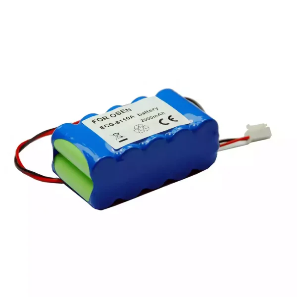 Vervangende Accu Compatibel met OSEN ECG-8110 ECG-8110A ECG-8130A - Afbeelding 3