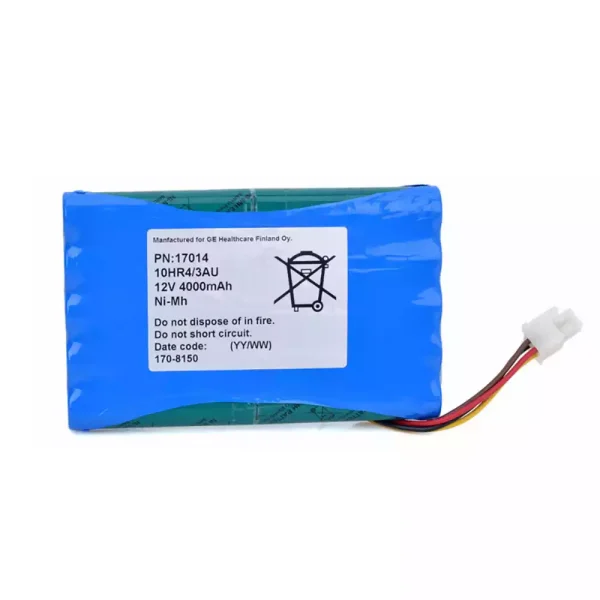 Vervangende Accu Compatibel met GE 17014 10HR4/3AU,Datex-Ohmeda S/5CAM