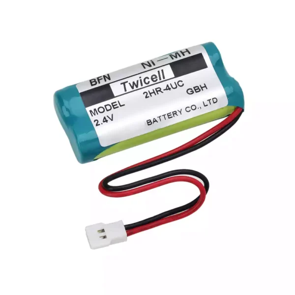 Vervangende Accu Compatibel met Air shields-Vickers 2HR-4UC JM103 2HR-AAAUC - Afbeelding 2