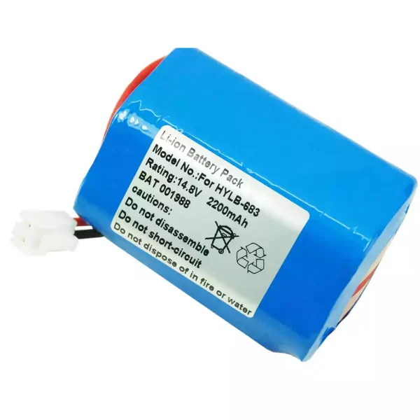 Vervangende Accu Compatibel met Biocare HYLB-683 HYLB-293 - Afbeelding 2
