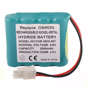Vervangende Accu Compatibel met Omron HEM-907,HEM-907XL,48H907N-AU