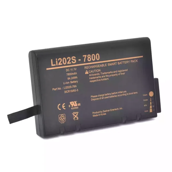 Vervangende Accu Compatibel met Spacelabs LI202S-7800,LI202S-78A,146-0127-00 - Afbeelding 2