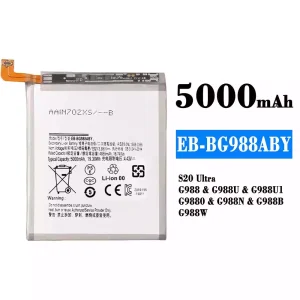 Accu EB-BG988ABY voor Samsung S20 Ultra
