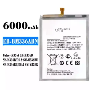 Accu EB-BM336ABN voor Samsung Galaxy M33