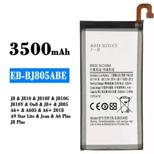 Accu EB-BJ805ABE voor Samsung J8/J810/J810F/J810G/J810Y/On8/J8+/J805/A6+/A605/A6+ 2018/A9 Star Lite/Jean/A6 Plus/J8 Plus