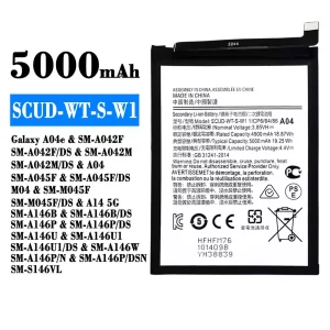 Accu SCUD-WT-S-W1 voor Samsung Galaxy A04e/A14 5G