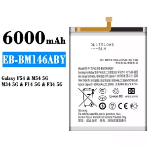 Accu EB-BM146ABY voor Samsung Galaxy F54/M54 5G/M34 5G/F14 5G/F34 5G