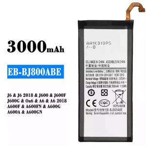 Accu EB-BJ800ABE voor Samsung J6/J6 2018/A6/A6 2018