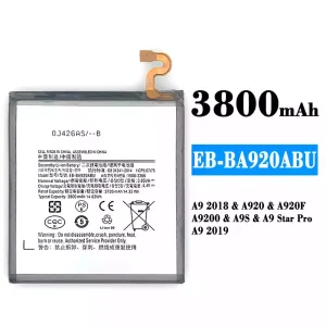 Accu EB-BA920ABU voor Samsung A9 2018/A9 2019