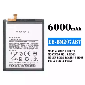 Accu EB-BM207ABY voor Samsung M30S/M21/M21S/F41