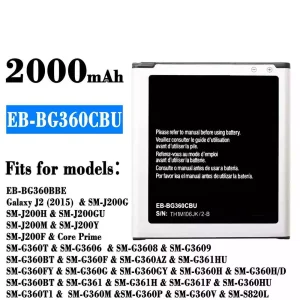 Accu EB-BG360CBU voor Samsung Galaxy J2 (2015)