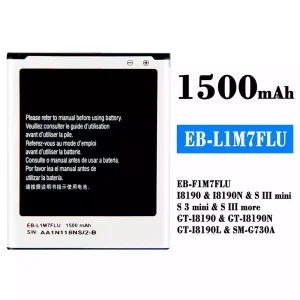 Accu EB-L1M7FLU EB-F1M7FLU voor Samsung S3 mini