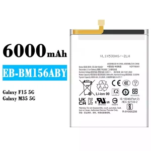 Accu EB-BM156ABY voor Samsung Galaxy F15 5G/Galaxy M35 5G