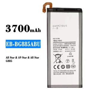 Accu EB-BG885ABU voor Samsung A8 Star,A9 Star