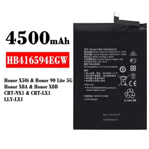 Accu HB416594EGW voor HUAWEI Honor X50i / Honor 90 Lite 5G /Honor X8A / Honor X8B