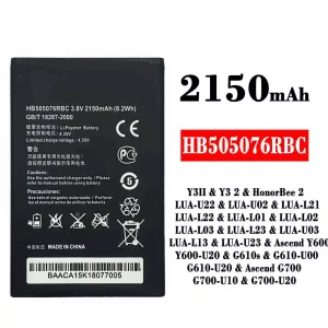 Accu HB505076RBC voor HUAWEI Y3 2 / HonorBee 2 / Ascend Y600 / Ascend G700