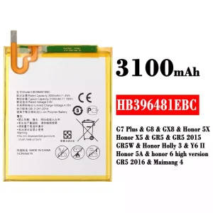 Accu HB396481EBC voor HUAWEI G7 Plus / G8 / GX8 / Honor 5X / Honor X5 / Honor 5A