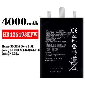 Accu HB426493EFW voor HUAWEI Honor 50 SE / Nova 9 SE