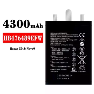 Accu HB476489EFW voor HUAWEI Honor 50 / Nova 9