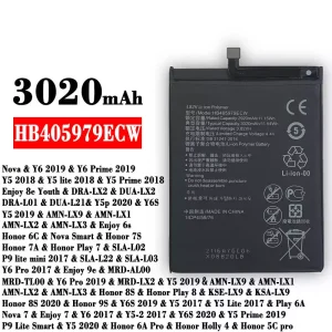 Accu HB405979ECW voor HUAWEI  Y6 2019 / Y5 2018