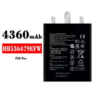 Accu HB536479EFW voor HUAWEI P50 Pro