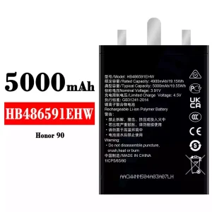 Accu HB486591EHW voor HUAWEI Honor 90