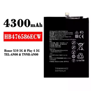 Accu HB476586ECW voor HUAWEI Honor X10 5G / Play 4 5G