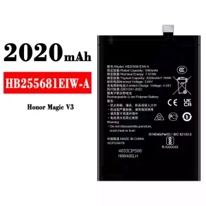 Accu HB255681EIW-A voor HUAWEI Honor Magie V3