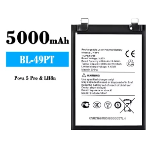Accu BL-49PT voor Tecno Pova 5 Pro